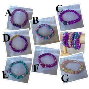 Aromatherapy bead essential oil diffuser bracelet